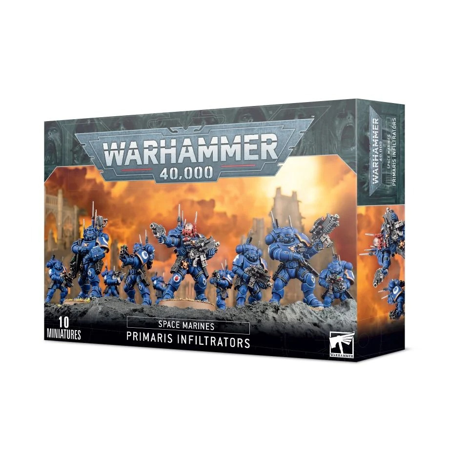 warhammer 40000 space marines incursor squad miniature