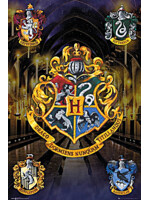 Plakát Harry Potter - Crests