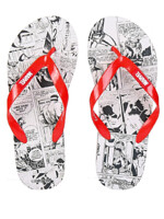 Pantofle Marvel - Comic Print (Flip flops) (velikost 40)