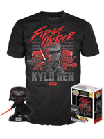 Tričko Star Wars - Kylo Ren + figurka Funko (velikost M)